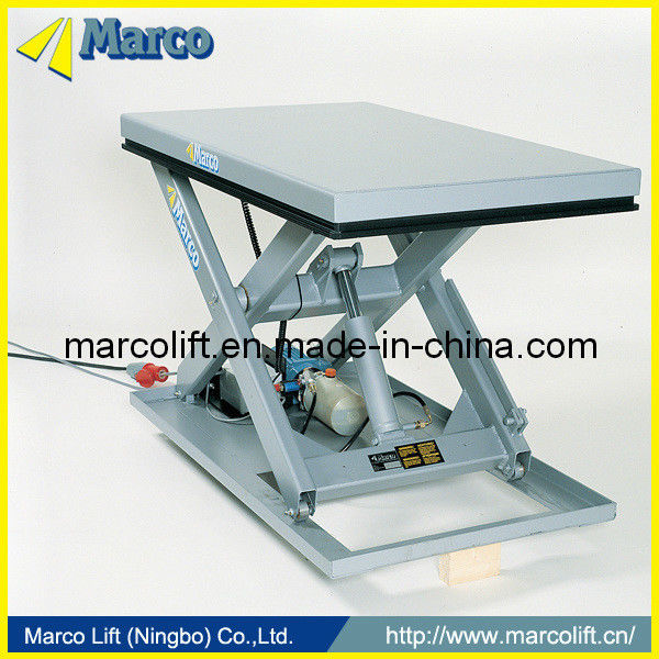 Solicitud personalizada Mesa elevadora de tijeras de 0,5-1 tonelada Marco con certificación CE