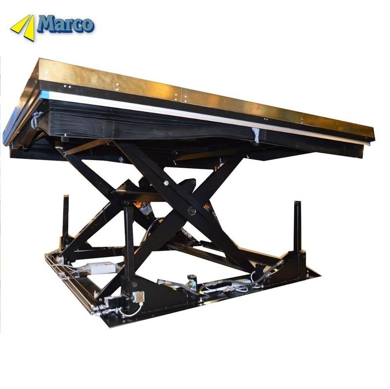 Construcción de grúa de mesa de elevación de tijeras para la iglesia sueca por Marco Customsized hidráulico